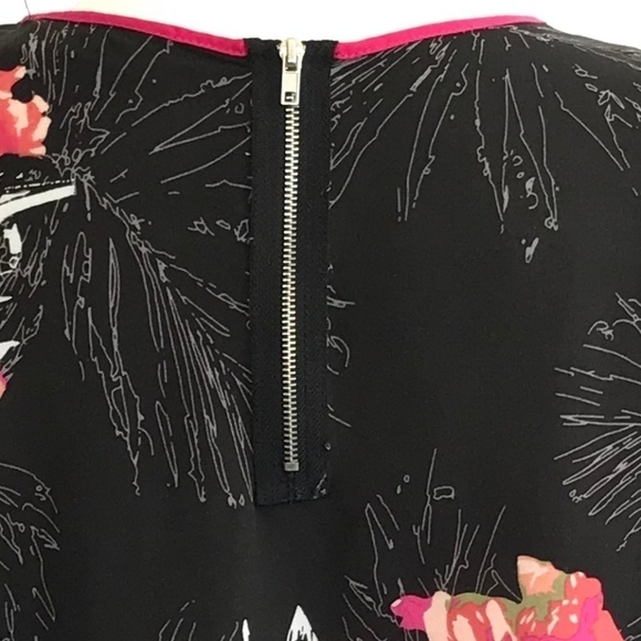 *4/$20* Cato Multi Color Floral Blouse Top - Picture 4 of 8